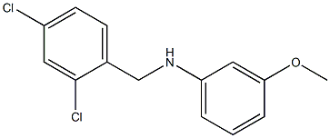 N-[(2,4-dichlorophenyl)methyl]-3-methoxyaniline Structure