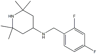 N-[(2,4-difluorophenyl)methyl]-2,2,6,6-tetramethylpiperidin-4-amine 구조식 이미지