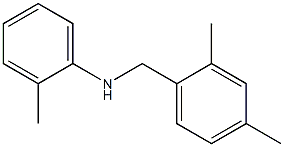 N-[(2,4-dimethylphenyl)methyl]-2-methylaniline Structure