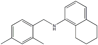 N-[(2,4-dimethylphenyl)methyl]-5,6,7,8-tetrahydronaphthalen-1-amine Structure