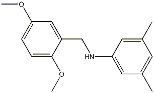 N-[(2,5-dimethoxyphenyl)methyl]-3,5-dimethylaniline 구조식 이미지