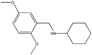 N-[(2,5-dimethoxyphenyl)methyl]cyclohexanamine 구조식 이미지