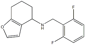 N-[(2,6-difluorophenyl)methyl]-4,5,6,7-tetrahydro-1-benzofuran-4-amine 구조식 이미지