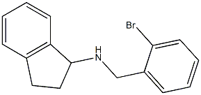 N-[(2-bromophenyl)methyl]-2,3-dihydro-1H-inden-1-amine 구조식 이미지