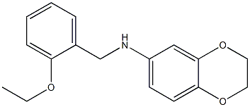 N-[(2-ethoxyphenyl)methyl]-2,3-dihydro-1,4-benzodioxin-6-amine Structure