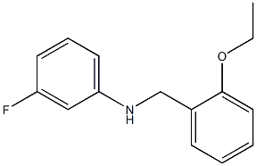 N-[(2-ethoxyphenyl)methyl]-3-fluoroaniline Structure