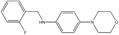 N-[(2-fluorophenyl)methyl]-4-(morpholin-4-yl)aniline 구조식 이미지