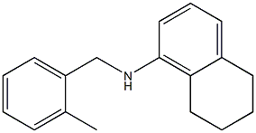 N-[(2-methylphenyl)methyl]-5,6,7,8-tetrahydronaphthalen-1-amine 구조식 이미지