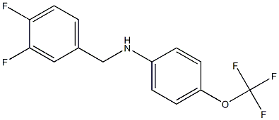 N-[(3,4-difluorophenyl)methyl]-4-(trifluoromethoxy)aniline 구조식 이미지