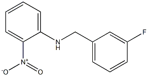 N-[(3-fluorophenyl)methyl]-2-nitroaniline 구조식 이미지