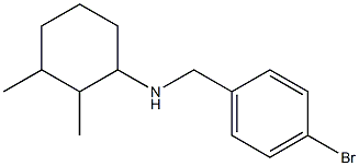 N-[(4-bromophenyl)methyl]-2,3-dimethylcyclohexan-1-amine Structure