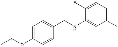 N-[(4-ethoxyphenyl)methyl]-2-fluoro-5-methylaniline 구조식 이미지