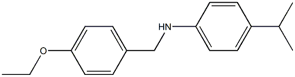 N-[(4-ethoxyphenyl)methyl]-4-(propan-2-yl)aniline 구조식 이미지