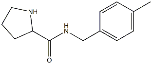 N-[(4-methylphenyl)methyl]pyrrolidine-2-carboxamide Structure