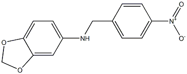 N-[(4-nitrophenyl)methyl]-2H-1,3-benzodioxol-5-amine Structure