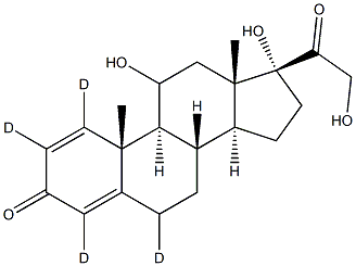 Prednisolone-d4 Structure