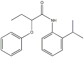 N-(2-isopropylphenyl)-2-phenoxybutanamide Structure