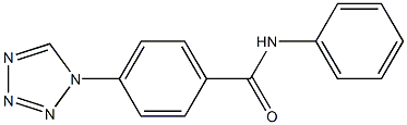 N-phenyl-4-(1H-tetraazol-1-yl)benzamide Structure