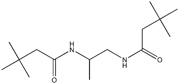 N-{2-[(3,3-dimethylbutanoyl)amino]-1-methylethyl}-3,3-dimethylbutanamide 구조식 이미지