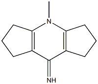 4-methyl-2,3,4,5,6,7-hexahydrodicyclopenta[b,e]pyridin-8(1H)-imine 구조식 이미지