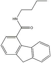 N-butyl-9H-fluorene-4-carboxamide 구조식 이미지