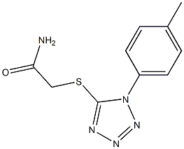 2-{[1-(4-methylphenyl)-1H-tetraazol-5-yl]sulfanyl}acetamide Structure
