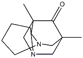 5,7-dimethyl-6-oxospiro[1,3-diazaadamantane-2,1'-cyclopentane] Structure