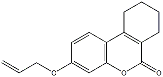 3-(allyloxy)-7,8,9,10-tetrahydro-6H-benzo[c]chromen-6-one Structure