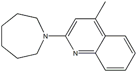 2-(1-azepanyl)-4-methylquinoline Structure