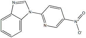 1-{5-nitro-2-pyridinyl}-1H-benzimidazole 구조식 이미지