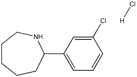 2-(3-chlorophenyl)azepane hydrochloride Structure