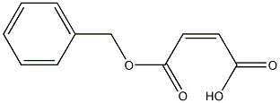 Maleic acid hydrogen 1-benzyl ester 구조식 이미지