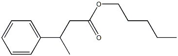 3-Phenylbutanoic acid pentyl ester 구조식 이미지
