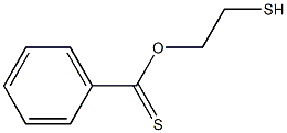 Thiobenzoic acid 2-mercaptoethyl ester 구조식 이미지