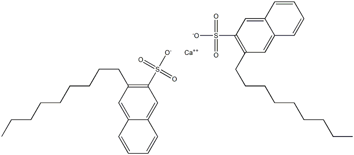 Bis(3-nonyl-2-naphthalenesulfonic acid)calcium salt 구조식 이미지