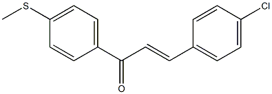 4'-(Methylthio)-4-chlorochalcone 구조식 이미지