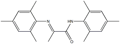 N-(2,4,6-Trimethylphenyl)-2-(2,4,6-trimethylphenylimino)propanamide Structure