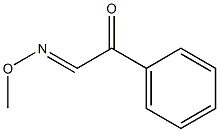 2-[Methoxyimino]-1-phenylethan-1-one Structure