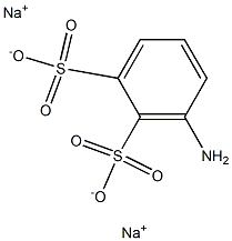 3-Amino-1,2-benzenedisulfonic acid disodium salt Structure