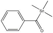 Trimethylbenzoylstannane Structure