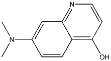 7-(Dimethylamino)quinolin-4-ol Structure