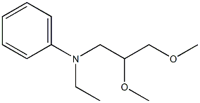 N-Ethyl-N-(2,3-dimethoxypropyl)aniline 구조식 이미지