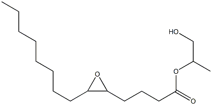 5,6-Epoxytetradecanoic acid 2-hydroxy-1-methylethyl ester 구조식 이미지