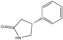 (4R)-4-Phenylpyrrolidine-2-one Structure