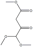 3-Oxo-4,4-dimethoxybutanoic acid methyl ester 구조식 이미지