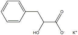 (-)-3-Phenyl-L-lactic acid potassium salt Structure