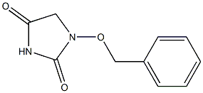 1-Benzyloxyhydantoin 구조식 이미지