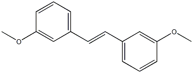 (E)-3,3'-Dimethoxystilbene Structure