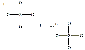 Thallium(I) copper(II) sulfate 구조식 이미지