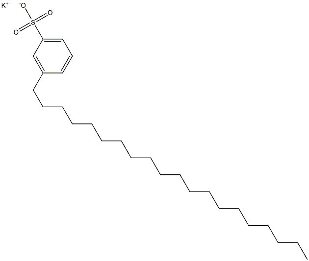 3-Icosylbenzenesulfonic acid potassium salt 구조식 이미지